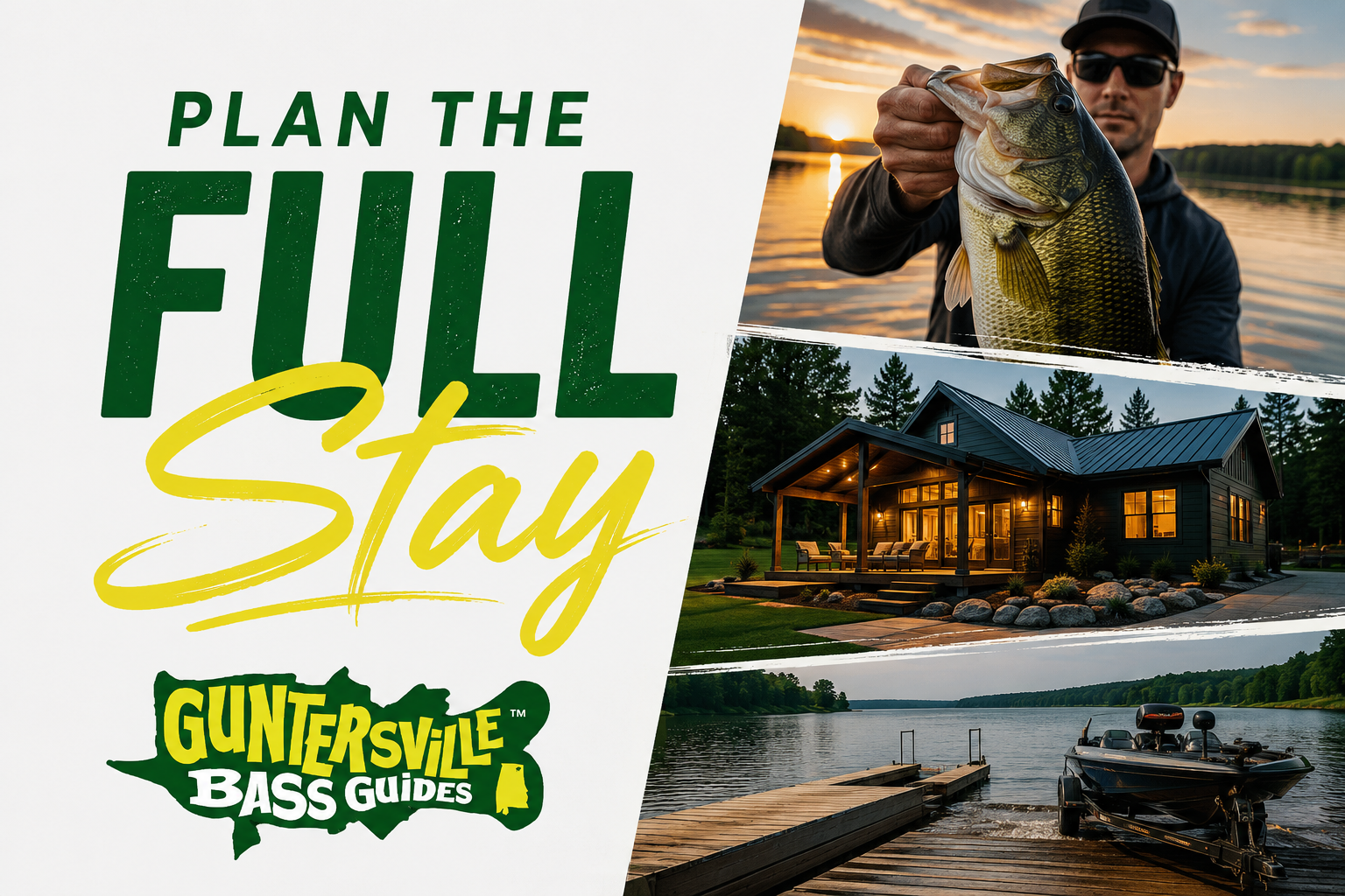 Plan the full Lake Guntersville fishing stay